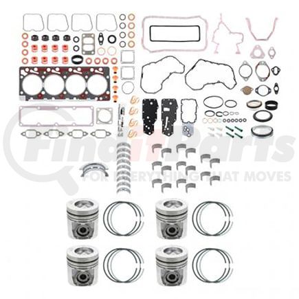 PAI 4BS103-017 Engine Rebuild Kit for Cummins 4B Series Engine Application