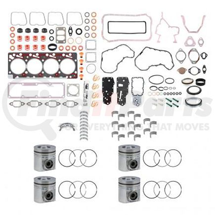 PAI 4BS103-042 Engine Rebuild Kit for Cummins 4B Series Engine Application