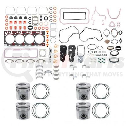 PAI 4BS110-076 Engine Rebuild Kit for Cummins 4B Series Engine Application