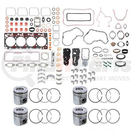 PAI 4BS110-026 Engine Rebuild Kit for Cummins 4B Series Engine Application