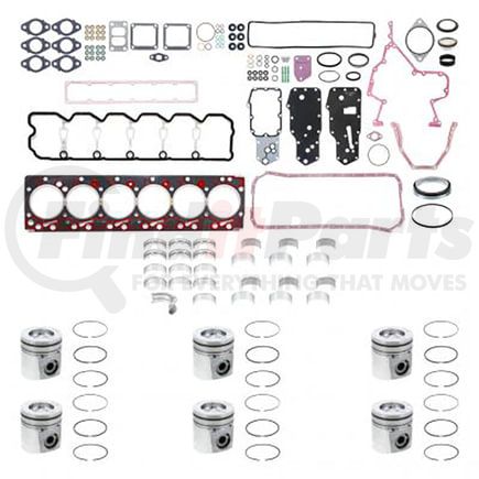 PAI ISB601-082 Engine Rebuild Kit for Cummins ISB 6-Cylinder Series Engine Application