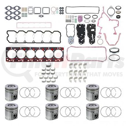 PAI ISB602-006 Engine Rebuild Kit for Cummins ISB 6-Cylinder Series Engine Application