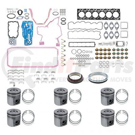 PAI ISB605-107 Engine Rebuild Kit for Cummins ISB / QSB 6-Cylinder Series Engine Application