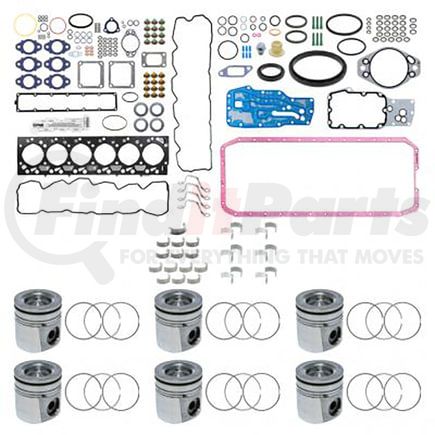 PAI ISB607-226 Engine Rebuild Kit for Cummins ISB / QSB 6-Cylinder Series Engine Application