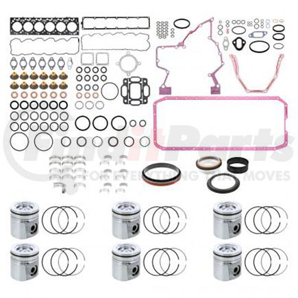 PAI ISB607-432 Engine Rebuild Kit for Cummins ISB 6-Cylinder Series Engine Application