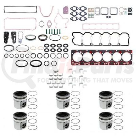 PAI ISB608-151 Engine Rebuild Kit for Cummins ISB 6-Cylinder Series Engine Application