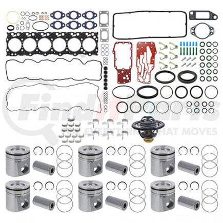 PAI ISB610-076 Engine Rebuild Kit for Cummins ISB 6-Cylinder Series Engine Application