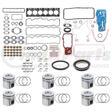 PAI ISB631-081 Engine Overhaul Rebuild Kit for Cummins ISB 6-Cylinder Series Engine