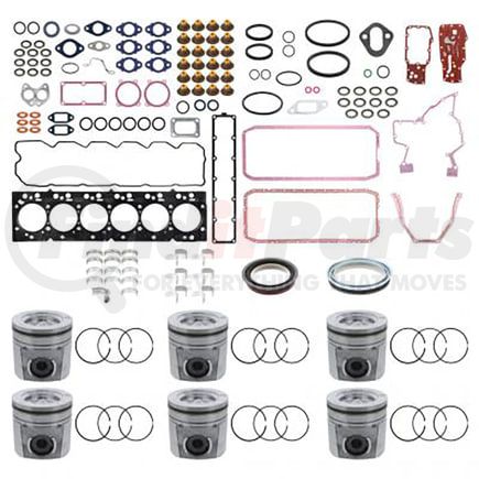 PAI ISB631-162 Engine Overhaul Rebuild Kit for Cummins ISB 6-Cylinder Series Engine