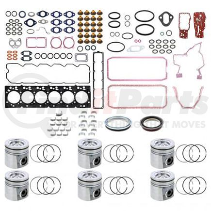 PAI ISB631-131 Engine Overhaul Rebuild Kit for Cummins ISB 6-Cylinder Series Engine