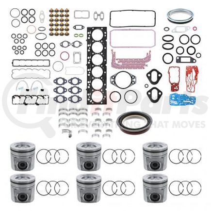 PAI ISB631-257 Engine Overhaul Rebuild Kit for Cummins ISB / QSB 6-Cylinder Series Engine