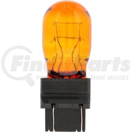 Phillips Industries 4257NACP Turn Signal / Parking Light Bulb - 12.8/14V, 21/7 Watts, Standard, Amber, Push Type