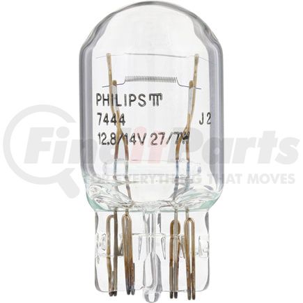 Phillips Industries 7444CP Tail Light Bulb - 12.8.14V, 26.8/8.3 Watts, Standard, 4, Push Type