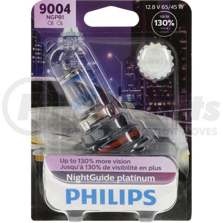 Phillips Industries 9004NGPB1 Headlight Bulb - 65 Watts, Clear, Halogen