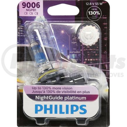 Phillips Industries 9006NGPB1 Headlight Bulb - 12V, 55 Watts, Clear, Halogen, Low Beam