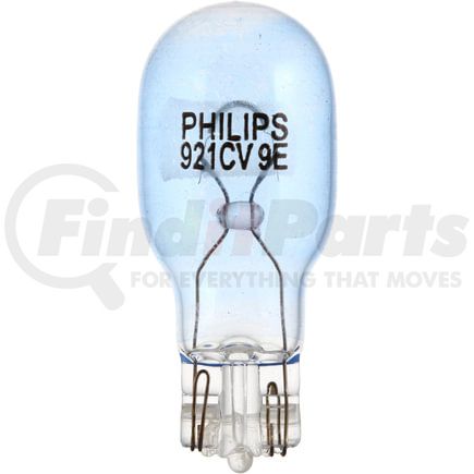 Phillips Industries 921CVB2 Back Up Light Bulb - 12V, 16, Watts, Blue Coated, Push Type