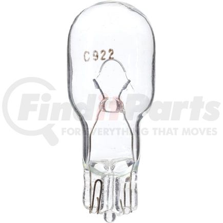 Phillips Industries 922B2 Back Up Light Bulb - 12.8V, 12.54 Watts, Standard, Clear, Push Type