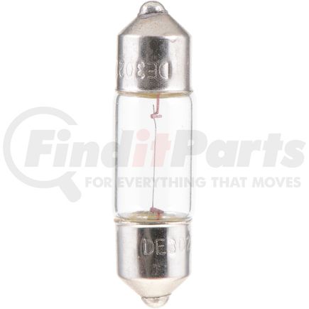 Phillips Industries DE3021LLCP Dome Light Bulb - 12V, 3 Watts, Clear, Push Type, LongerLife