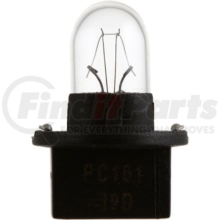 Phillips Industries PC161CP Seat Belt Warning Light Bulb - 14V, 2.66 Watts, 1.11 in.,0.19 AMP, Standard