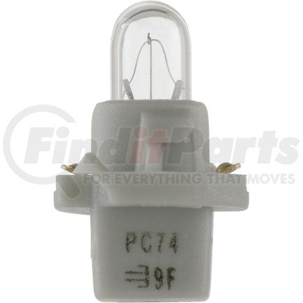 Phillips Industries PC74B2 Instrument Panel Courtesy Light Bulb - 14V, 1.4 Watts, Standard, 0.1 AMP, C-2F Filament