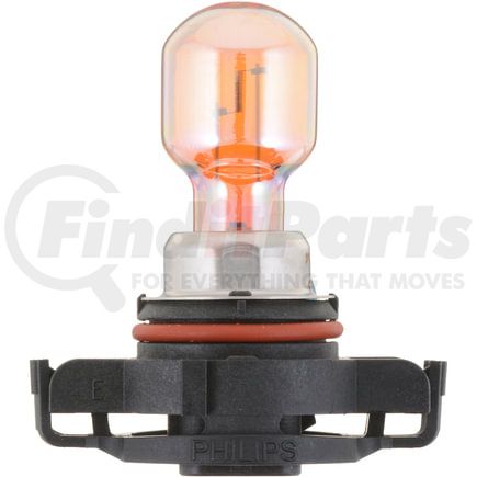 Phillips Industries PSY24WSVC1 Turn Signal Light Bulb - 12V, 24 Watts, Silver Coated Amber, Push Type