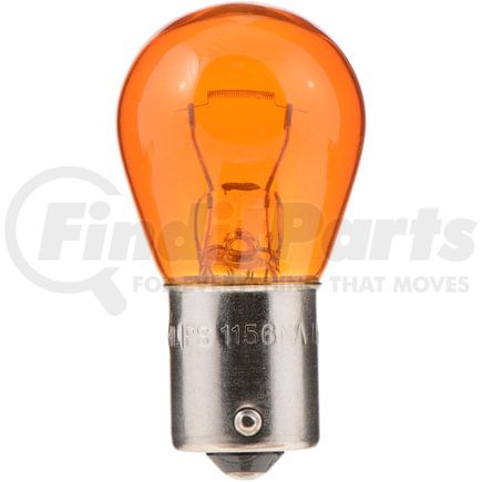 Phillips Industries 1156NALLB2 Turn Signal Light Bulb - 12.8V, 26.9 Watts, Amber, Twist Type