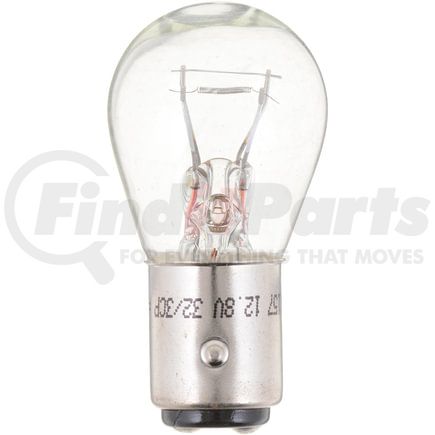 Phillips Industries 1157B2 Tail Light Bulb - 12.8V, 26.9/8.26 Watts, Standard, Clear, Twist Type