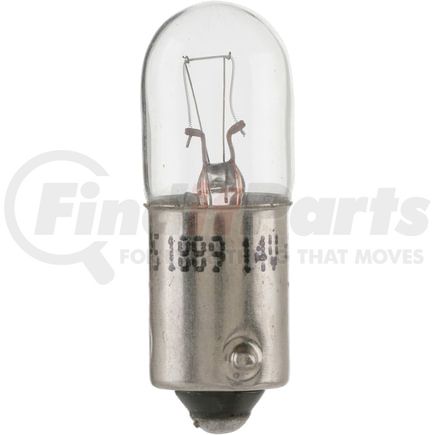 Phillips Industries 1889CP Instrument Panel Courtesy Light Bulb - 14V, 3.78 Watts, Standard, 0.26 AMP, C-2F Filament