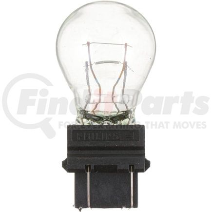 Phillips Industries 3057B2 Tail Light Bulb - 12.8V, 26.9/6.72 Watts, Standard, Clear, Push Type