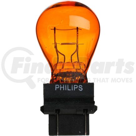 Phillips Industries 3057NALLB2 Turn Signal Light Bulb - 12.8/14V, 26.9/6.72 Watts, Amber, Push Type