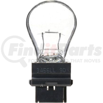 Phillips Industries 3456LLB2 LongerLife Tail Light Bulb - 12.8V, 28.54 Watts, Clear, Push Type