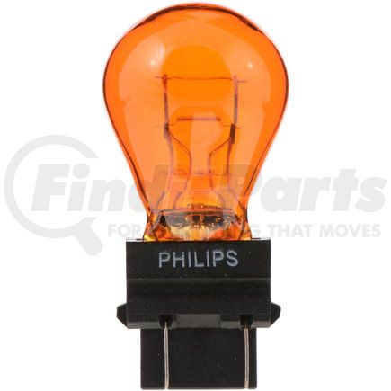 Phillips Industries 3457NALLB2 Turn Signal Light Bulb - 12.8/14V, 26.9/8.26 Watts, Amber, Push Type