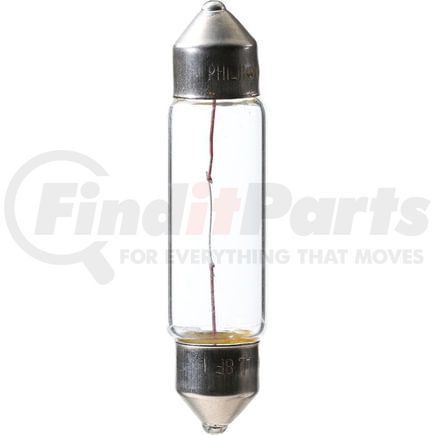 Phillips Industries 6411LLB2 LongerLife Tail Light Bulb - 12V, 10 Watts, Clear, Push Type