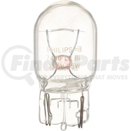 Phillips Industries 7440LLB2 LongerLife Tail Light Bulb - 13.5V, 24.98 Watts, Clear, Push Type