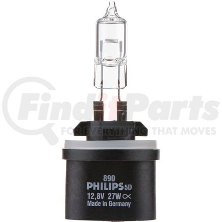 Phillips Industries 890B1 Fog Light Bulb - 12.8V, 27 Watts, Standard, Clear, Halogen