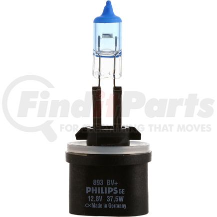 Phillips Industries 893CVB1 Fog Light Bulb - 12.8V, 37.5 Watts, Blue Coated, 2 Blade Pin Terminal