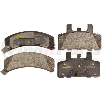 Monroe DX369 Total Solution Semi-Metallic Brake Pads