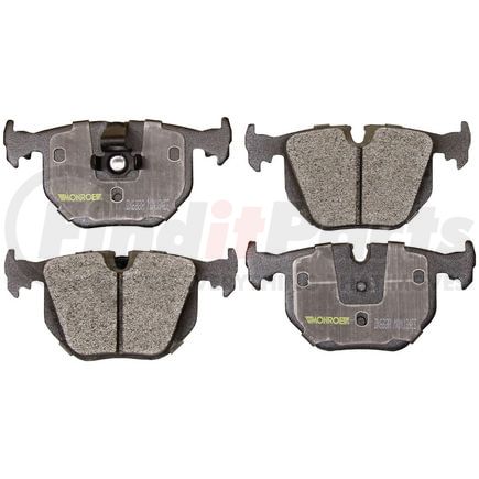 Monroe DX683A Total Solution Semi-Metallic Brake Pads
