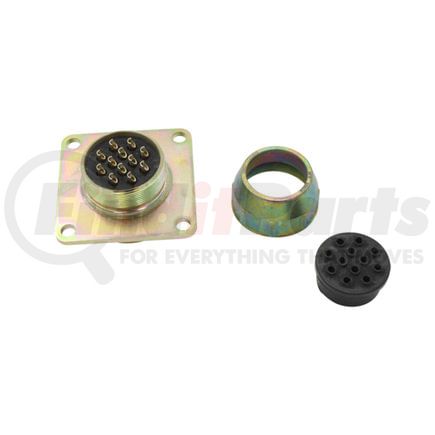 World American M-8376208K Receptacle Socket- with Grommet and Nut, without Wires