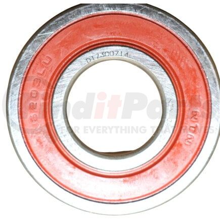 NTN 6203LLU Ball Bearing - Radial/Deep Groove, Straight Bore, 17 mm I.D. and 40 mm O.D.