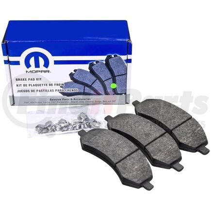 Mopar 68532199AC FRONT DISC BRAKE PAD KIT