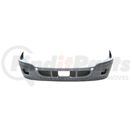 World American WA128-0018 Bumper Assembly, Gray, with Fog Lights, fits 2008-2017 Freightliner Cascadia