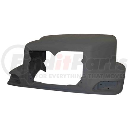 World American WA18-9041 Hood Assembly, 1-Piece Hood-SBA, Fiberglass, 60in Centerline, Curved Glass, Primer