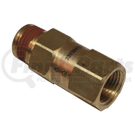 World American WA800372 Air Brake Single Check Valve - 1/2 NPTF & NPT Ports