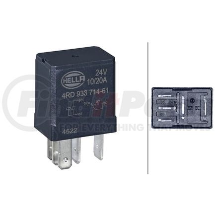 HELLA 933714611 Accessory Power Relay