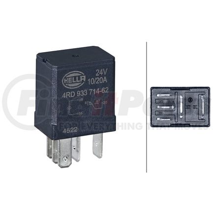 HELLA 933714621 Accessory Power Relay