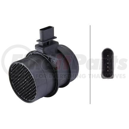 HELLA 009149181 Air Mass Sensor, 5-Pin Connector, Pipe-Neck