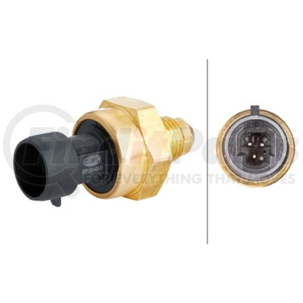 HELLA 009409511 Sensor, exhaust pressure - 3-pin connector - Screw Connection - without connecting pipe