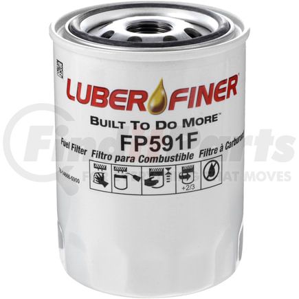 Luber-Finer FP591F Luberfiner FP591F 3" Spin-on Fuel Filter