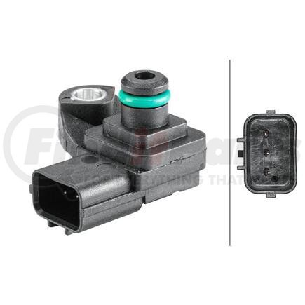 HELLA 358152351 Sensor, boost pressure - 3-pin connector - Bolted